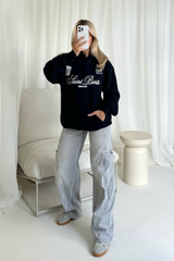 Saint barts navy premium heavyweight hoodie