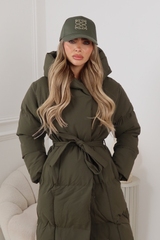 GLAMIFY KHAKI EMBROIDERED CAP