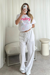 Fruity white Printed T-shirt