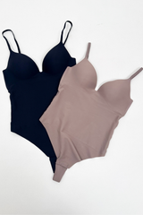 MULTI PACK FALLON BLACK & MOCHA BODYSUIT