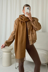 Missy camel scarf