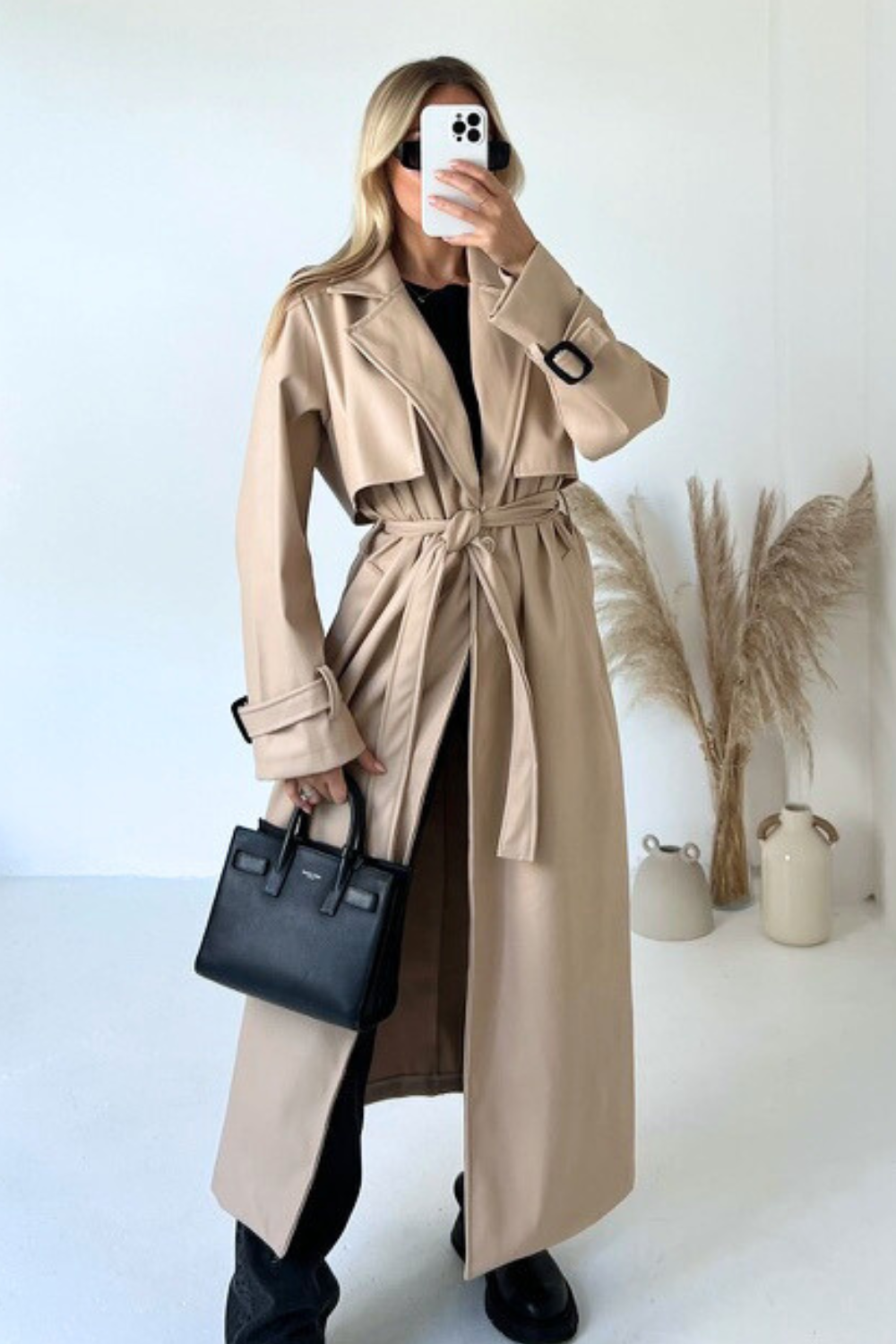 Outfit 2025 trench camel