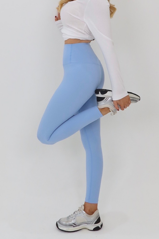GLAMIFY ARCTIC BLUE BUTTERY SOFT LEGGINGS