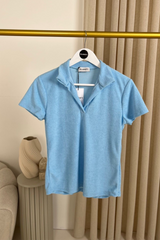 Terri towel baby blue polo