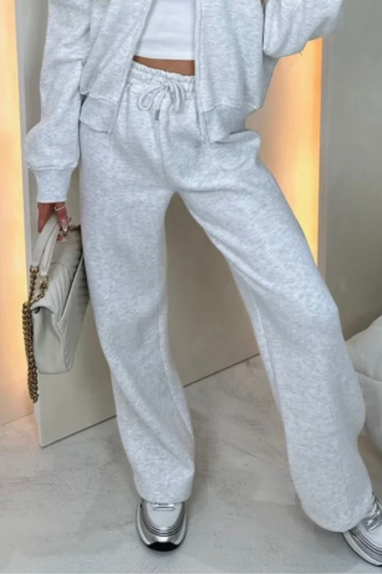 Milly marl grey straight leg jogger