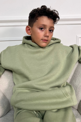 Mini sage premium essential hoodie