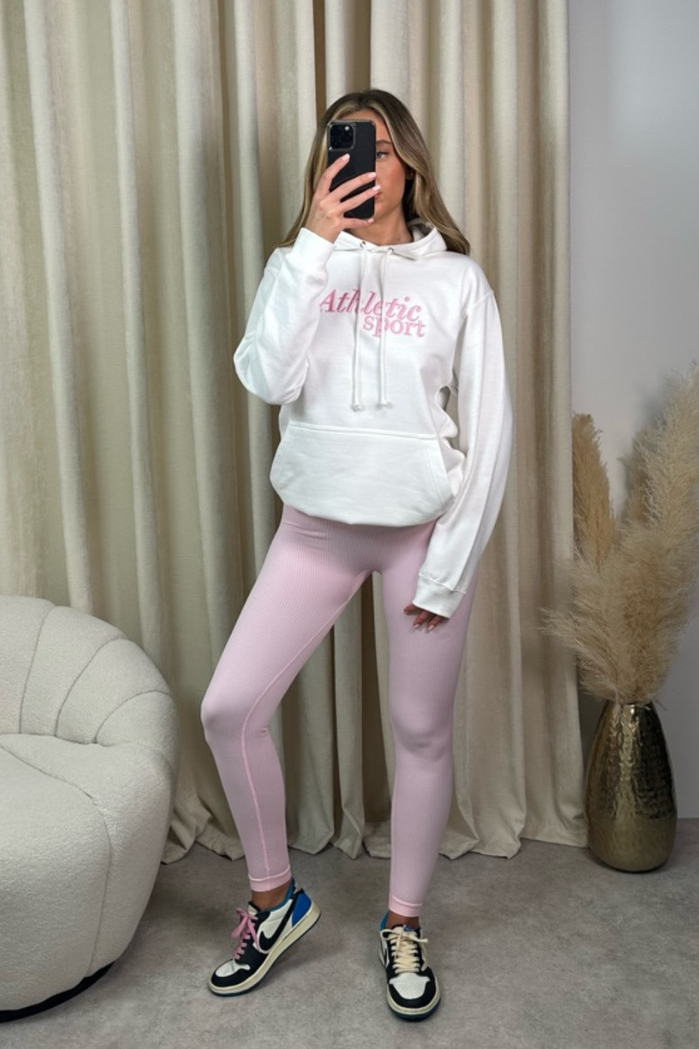 Pink sales athletic leggings