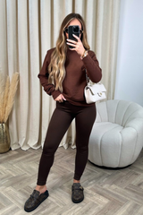 Katy Brown Ribbed Seamless Leggings Leggings