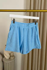 Terri Towel baby blue shorts