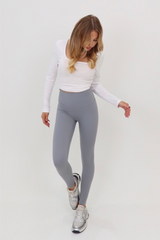 Glamify Dove Grey Buttery Soft Legging Leggings