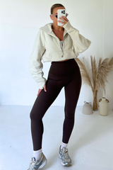 Grace Chocolate Seamless Leggings Activewear