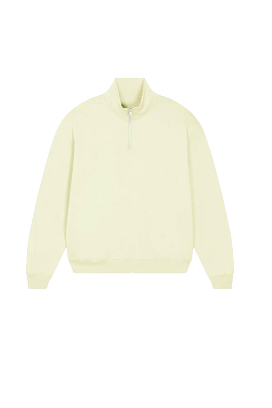 GLAMIFY EVERYDAY ESSENTIAL BUTTER YELLOW 3/4 ZIP