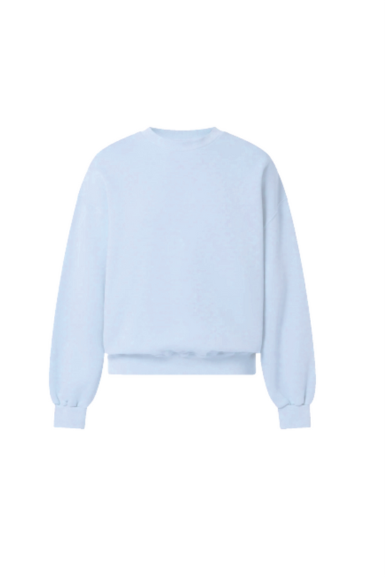 GLAMIFY EVERYDAY ESSENTIAL BABY BLUE SWEATSHIRT