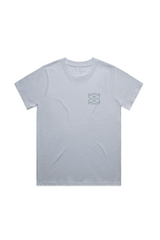 GeGe baby blue embroidered t-shirt
