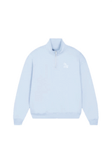 SELF LOVE SOCIETY BLUE EMBROIDERED 3/4 ZIP HANNAH BRIGGS