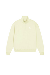 SELF LOVE SOCIETY LEMON EMBROIDERED 3/4 ZIP HANNAH BRIGGS
