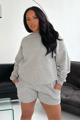 Glamify CURVE Premium essential relaxed ecru sweatshirt