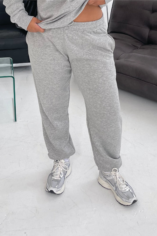 Glamify basics relaxed melange grey  jogger
