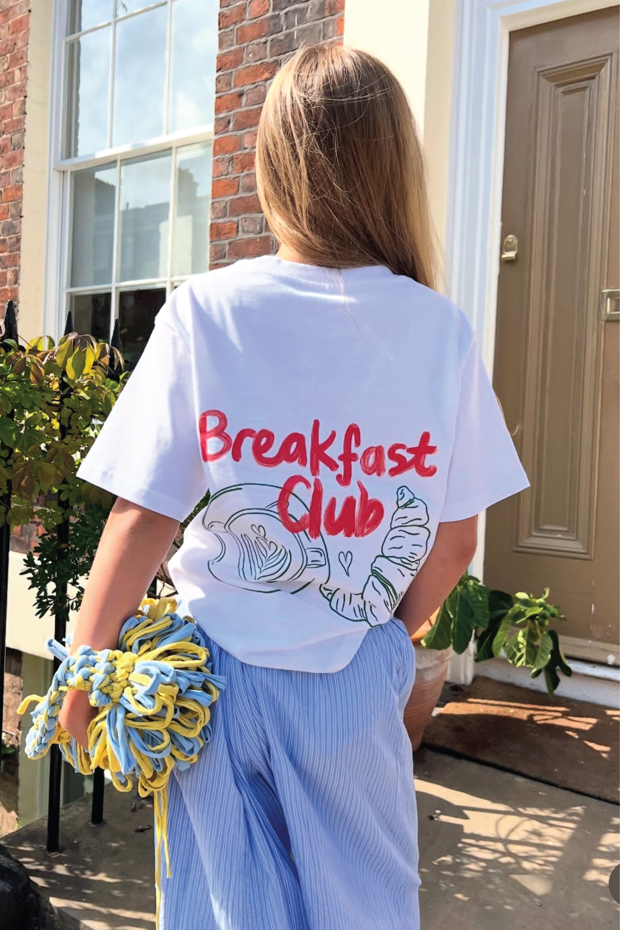 Mini breakfast club white printed t-shirt – Glamify Famous For