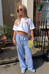 Mini breakfast club white printed t-shirt