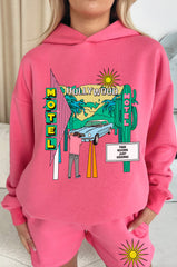 Hollywood Pink Lemonade PREMIUM Hooded loungewear set