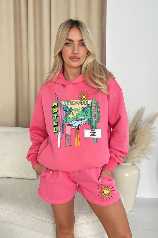 Hollywood Pink Lemonade PREMIUM Hooded loungewear set