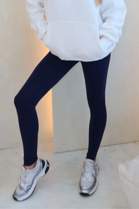 Grace navy seamless leggings