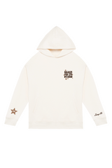 MINI LACEY REACH FOR THE STARS IVORY PRINTED HOODIE