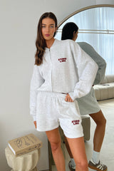 Studio leisure marl grey bubble printed shorts