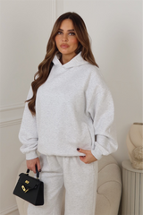 Glamify premium essential light marl hoodie