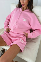 Studio leisure pink bubble printed shorts