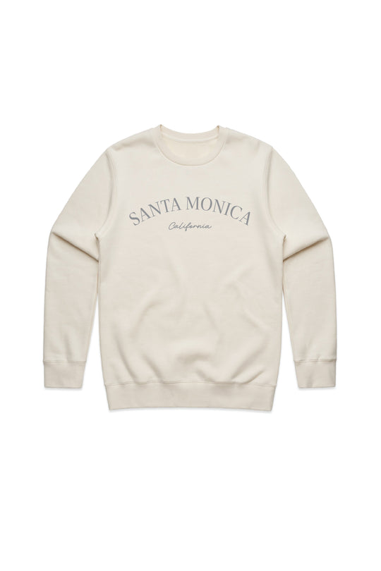 Santa Monica embroidered ecru sweater