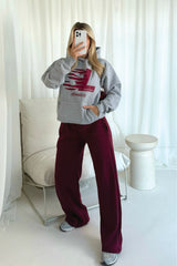 Studio leisure athletics marl grey printed hoodie