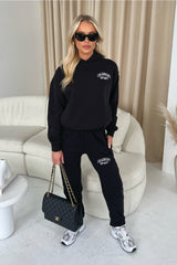 Calabasas Black Hoodie And Joggers Premium Loungewear Loungewear