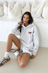 Studio LSRE bubble marl printed premium relaxed hoodie