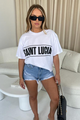 Saint Lucia Printed T-Shirt