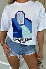 Summer State Of Mind Printed T-Shirt