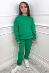 Mini Bottle Green Essential Sweater Loungewear Set Loungewear