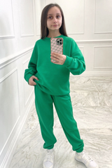 Mini Bottle Green Essential Sweater Loungewear Set Loungewear