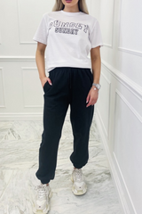 Sunset Sunday Black & White Premium Tee Tshirt