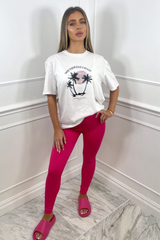 Southwest Coast White Oversized Tee Tshirt