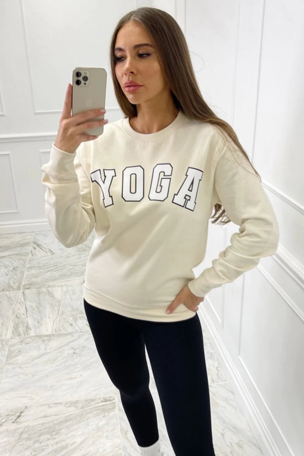 Sweater yoga sales