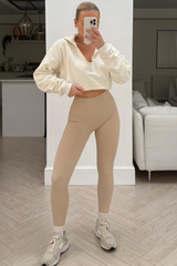Katy Stone Ribbed Leggings Leggings