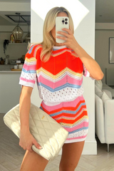 Giana Multi Crotchet Skirt Coord Co Ord