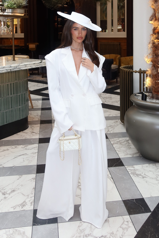 MAVIS IVORY BLAZER AND TROUSER CO ORD TWO PIECE SET