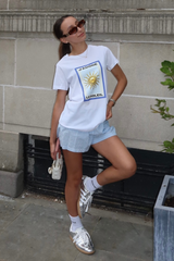 Mini J'adore white premium printed t-shirt