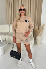 Gege Stone Premium Sweater Short Loungewear Set Loungewear