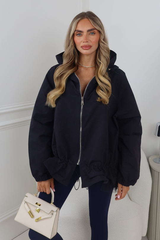 SAILOR NAVY LACE TRIM JACKET