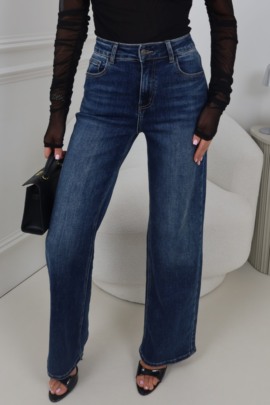 RUBY LIGHT BLUE STRAIGHT LEG JEANS