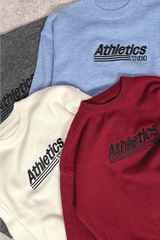 Athletics cream knit sweater